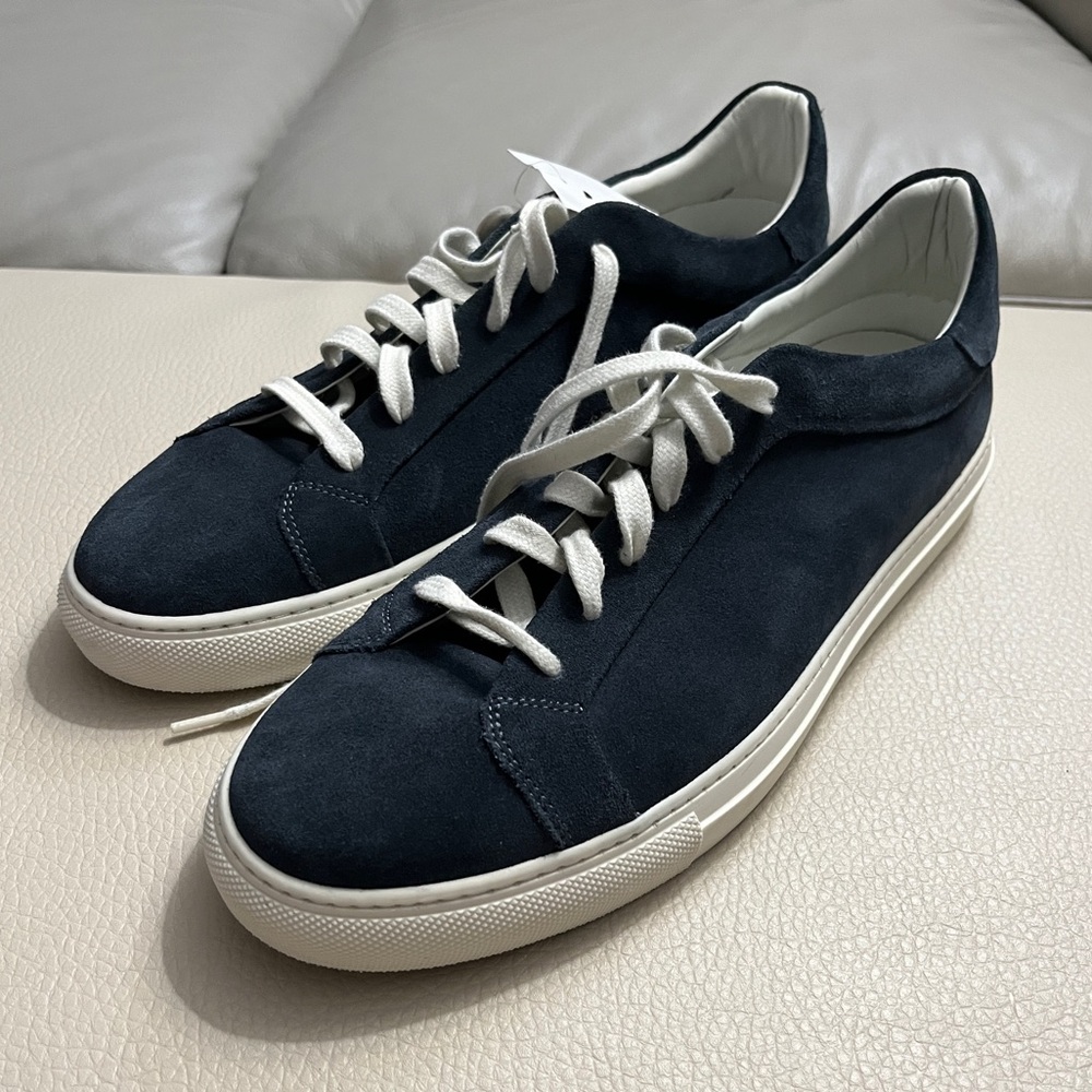 Massimo Dutti Men’s Split Suede Trainers - EU 44 / US 11